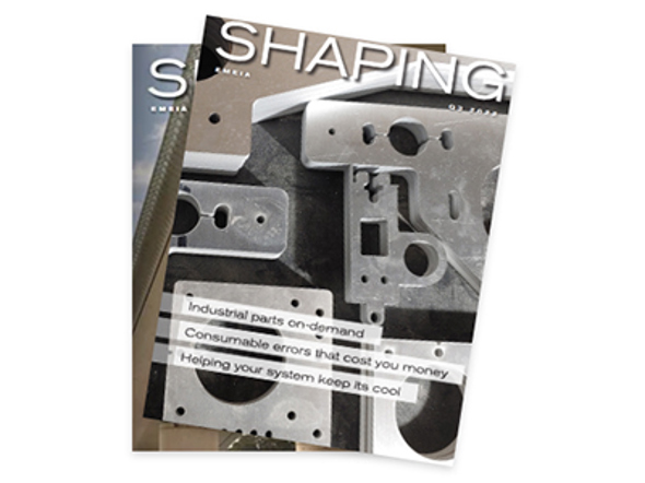 Covers of previous SHAPING magazines