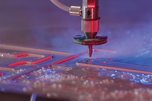 Waterjet cutting
